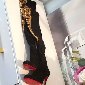 CLEAR OUT SALE!!!  One Week only!!!!Christian Louboutin Siegfridal  Boots 37.5